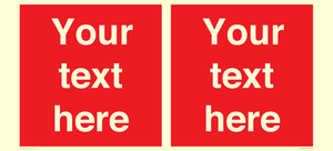 Custom Prohibition: Blank (red) sign